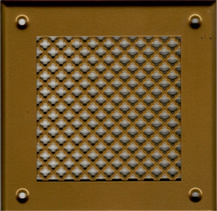 Решётка 150 150 золото, мелкий цветок